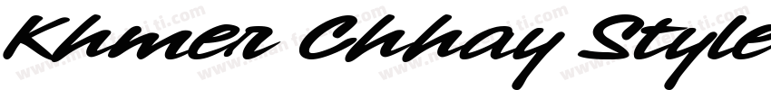 Khmer Chhay Style 1字体转换